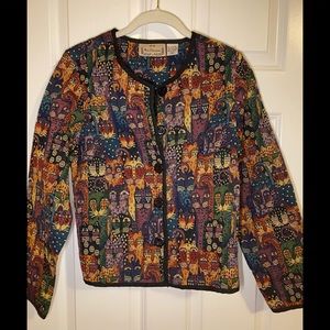 EUC New Direction cotton/poly cat jacket.